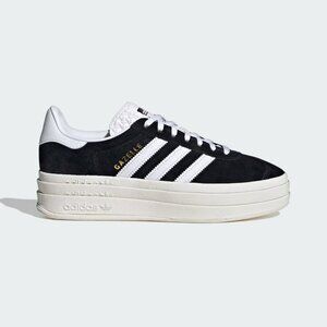 ADIDAS Women's Gazelle Bold Shoes in Black/White Size 7 NWT $120